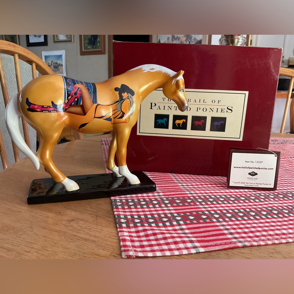 “Blondes” Trail of Painted Ponies Horse Figure